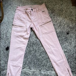 Joie light pink casual pants.